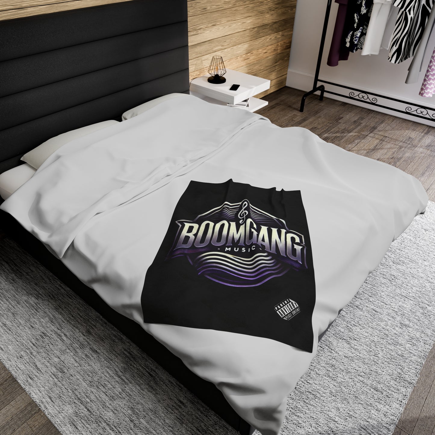 BoomGang Velveteen Plush Blanket