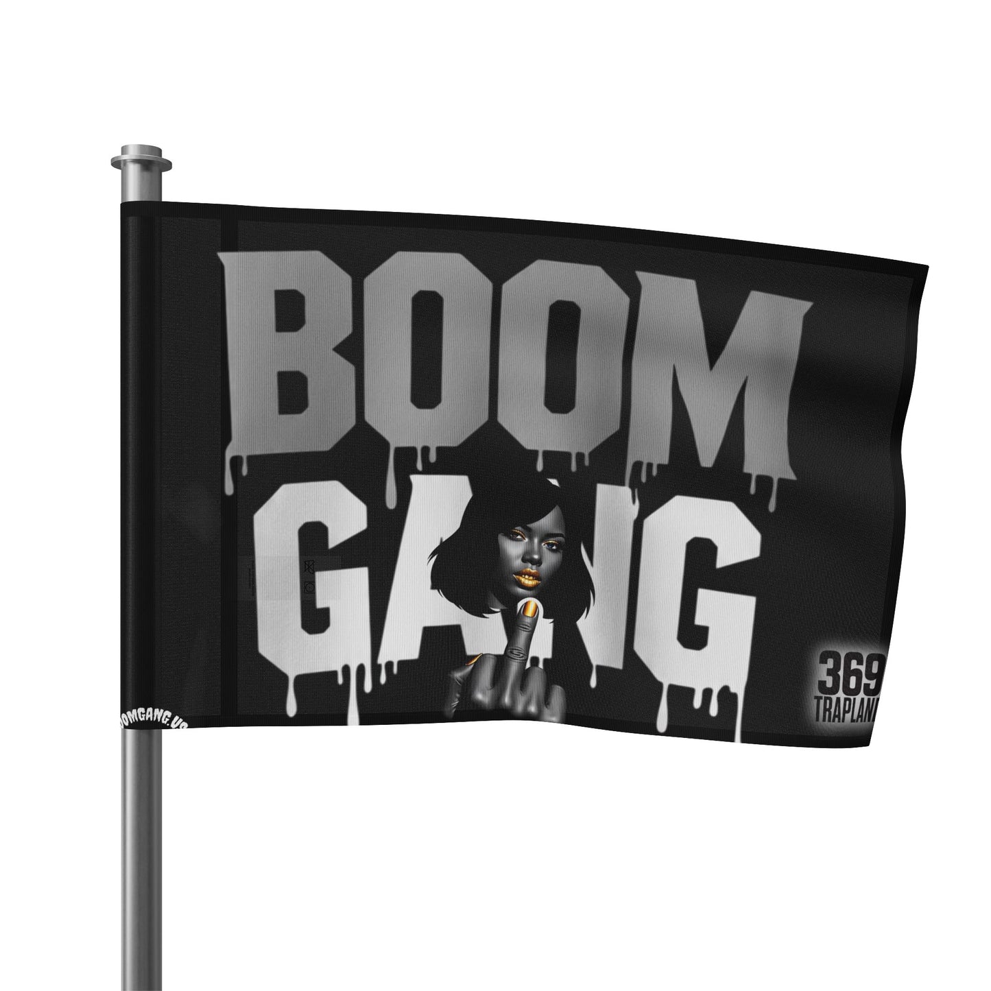 Boomgang Flag, Unique Wall Decor, Home Decoration, Statement Piece, Gift for Music Lovers, Urban Style Flag