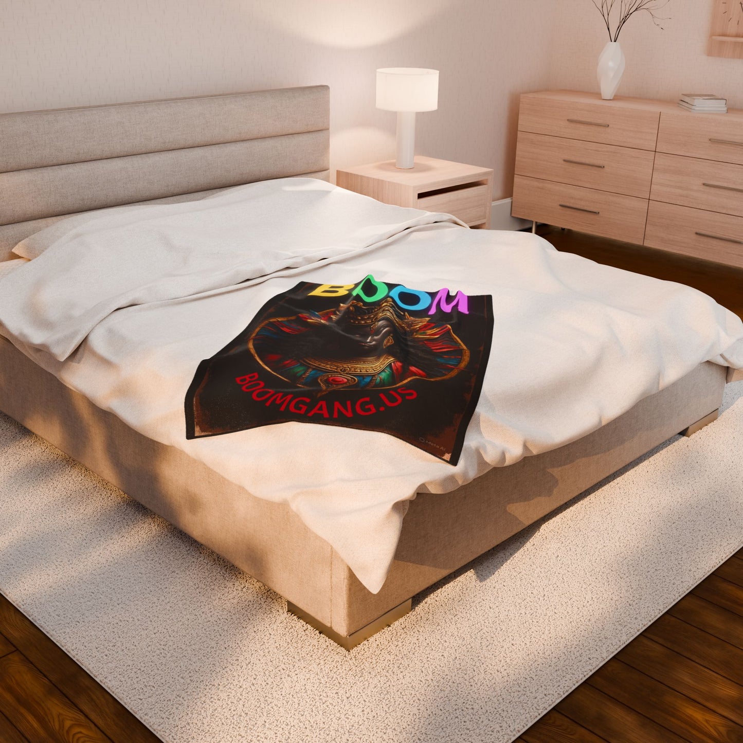 BoomGang Velveteen Plush Blanket