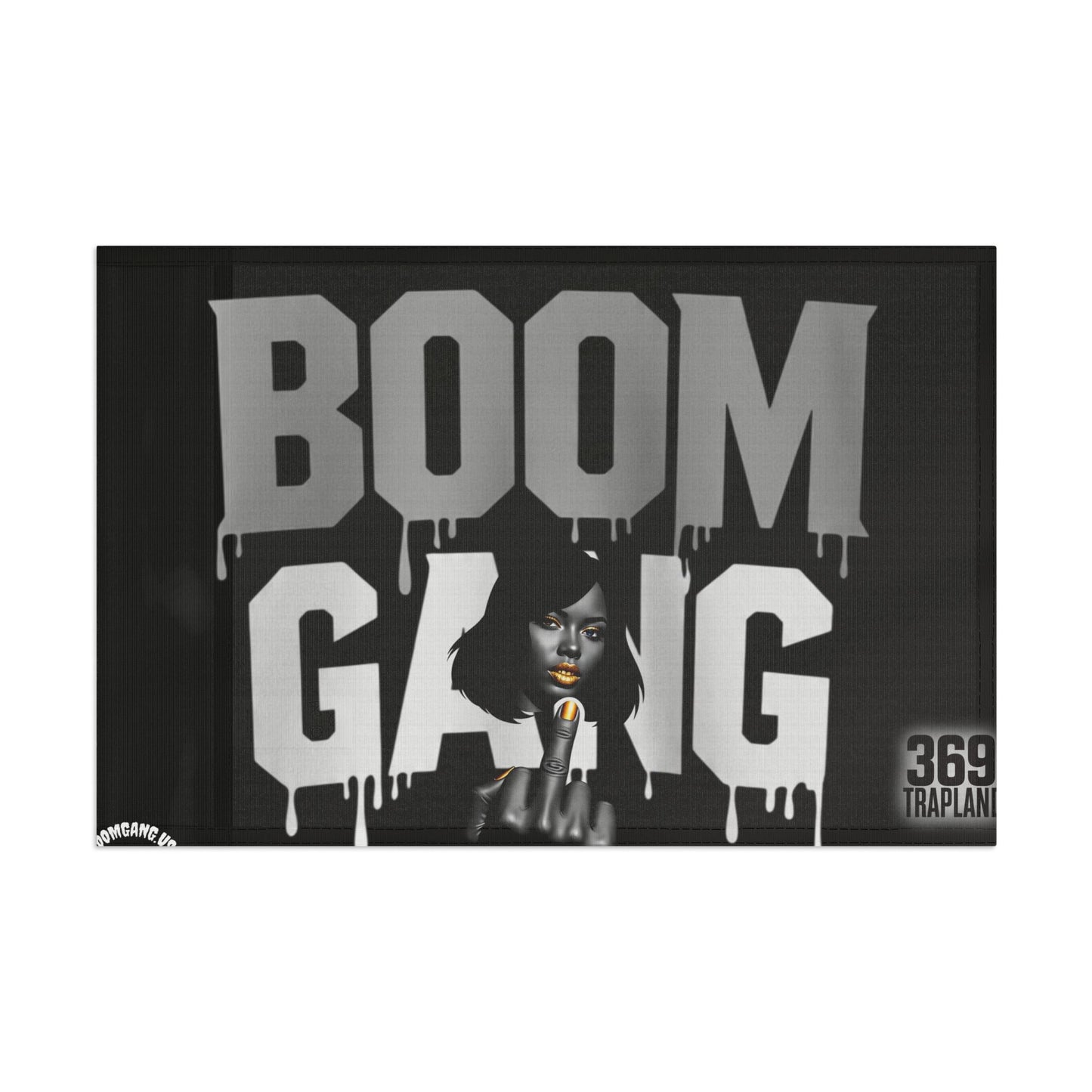Boomgang Flag, Unique Wall Decor, Home Decoration, Statement Piece, Gift for Music Lovers, Urban Style Flag