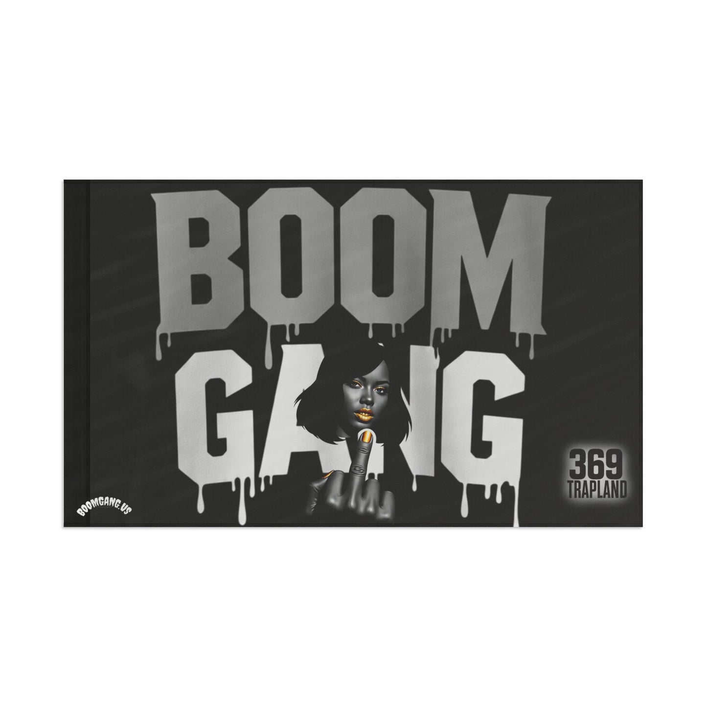 Boomgang Flag, Unique Wall Decor, Home Decoration, Statement Piece, Gift for Music Lovers, Urban Style Flag