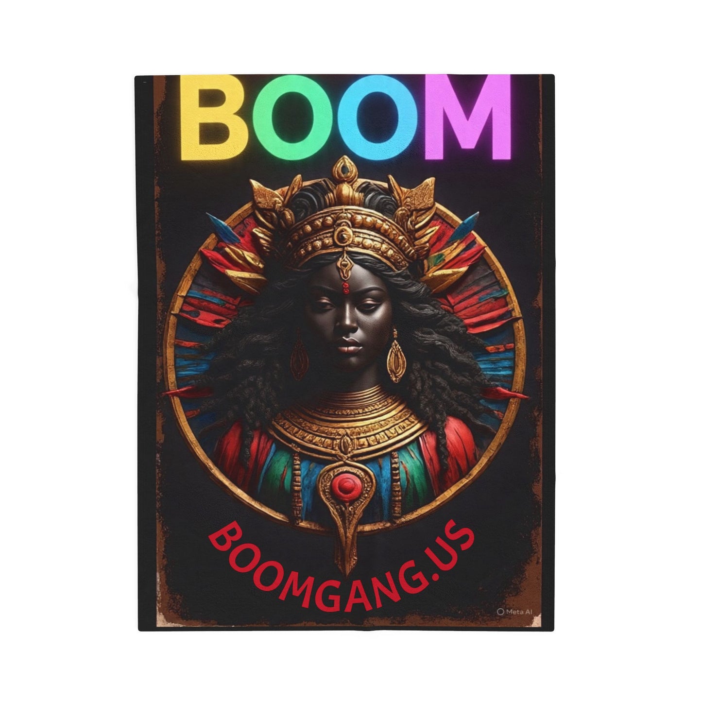 BoomGang Velveteen Plush Blanket