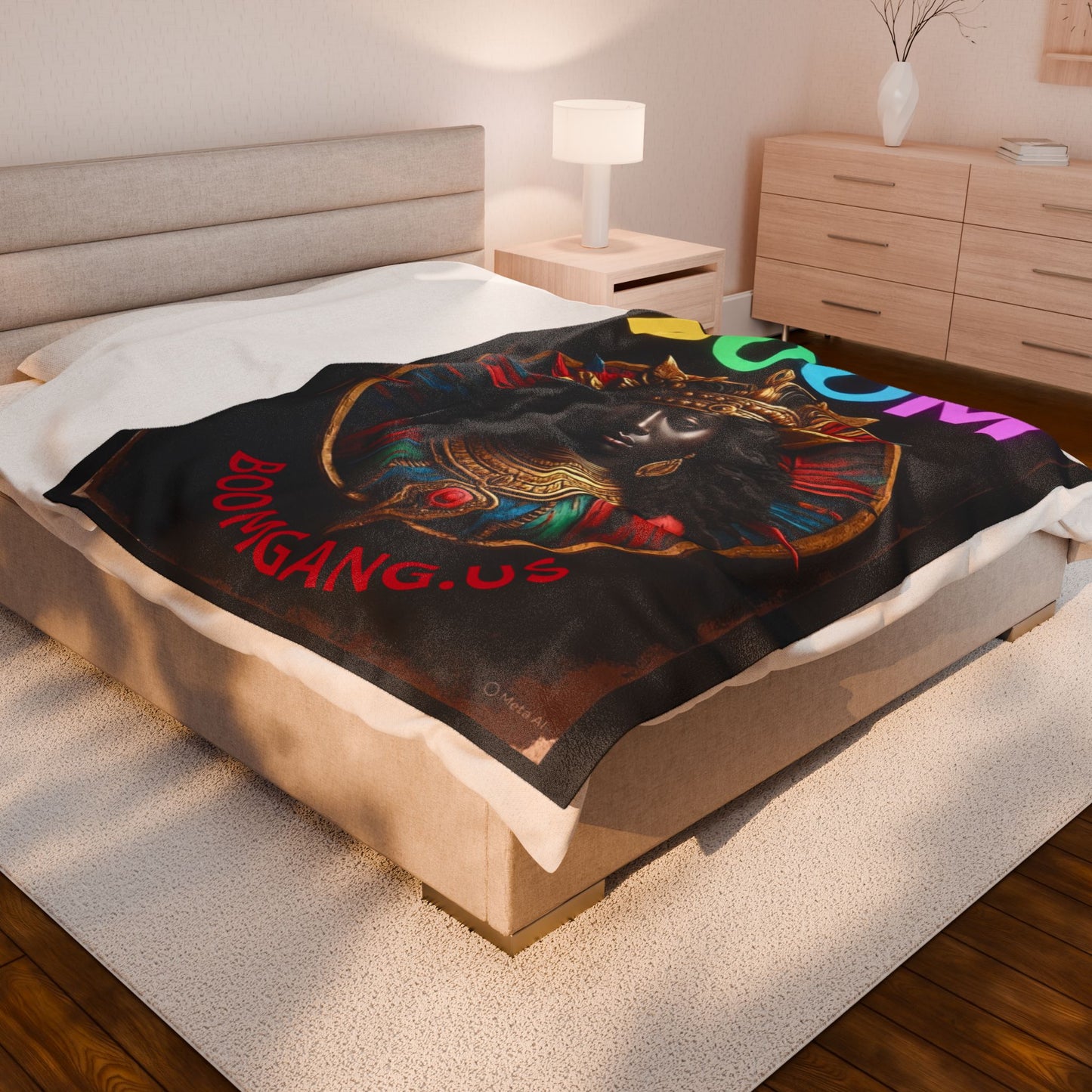 BoomGang Velveteen Plush Blanket