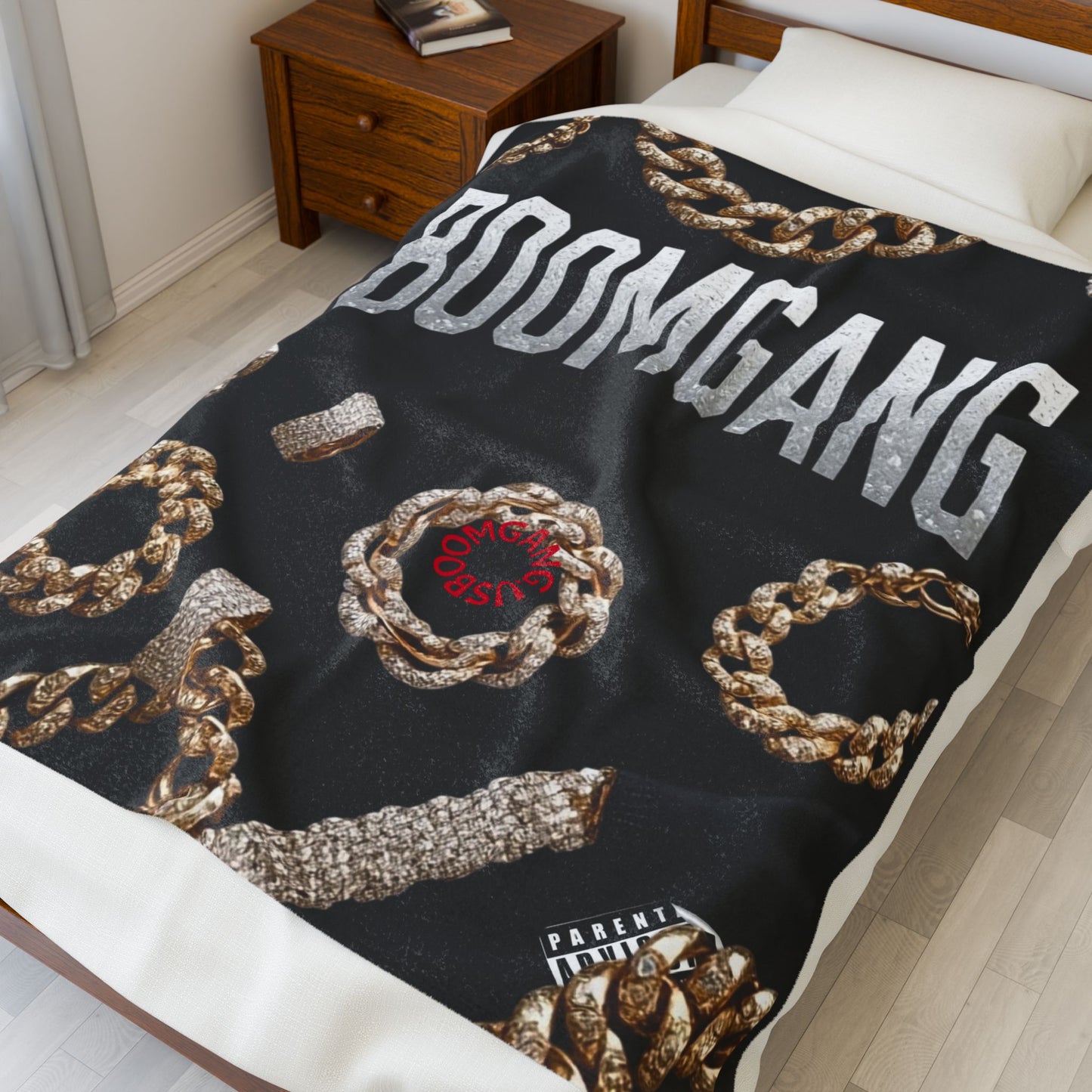 BoomGang Velveteen Plush Blanket