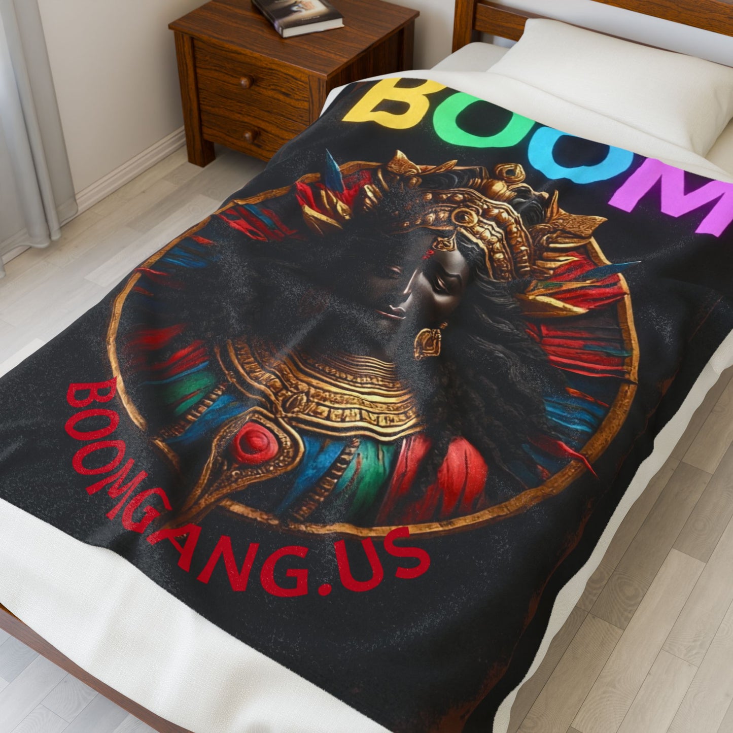 BoomGang Velveteen Plush Blanket