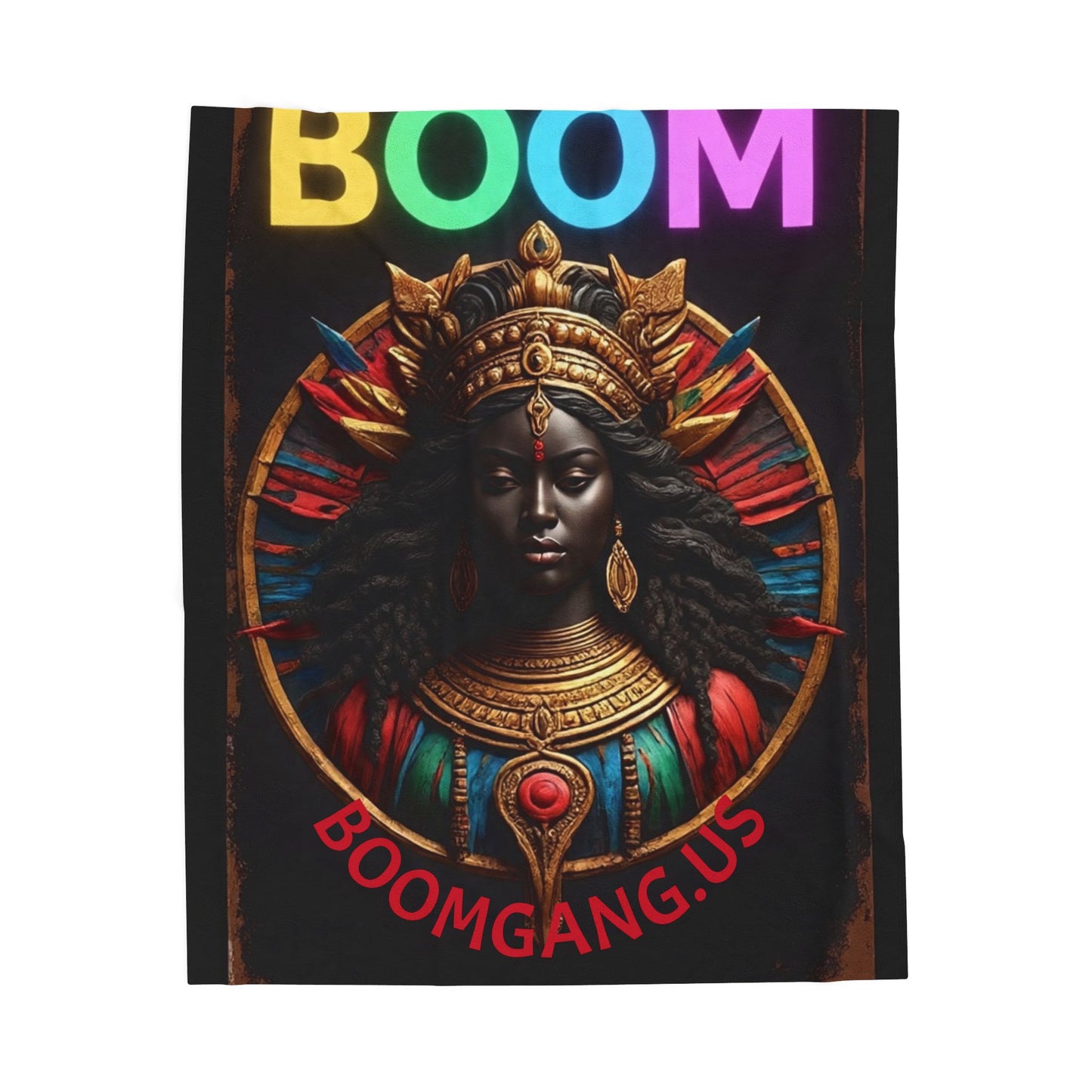 BoomGang Velveteen Plush Blanket